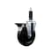 Service Caster 5'' Soft Rubber Swivel 1'' Expanding Stem Caster with Brake SCC-EX20S514-SRS-PLB-1 - alternate 1